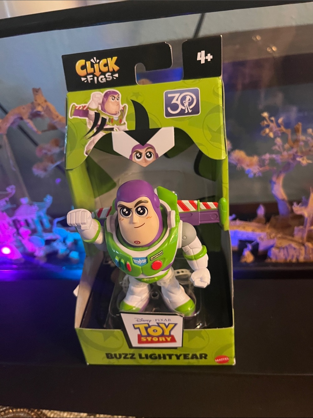Disney Buzz Lightyear Figure - Green, Purple, White